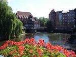 Die Lüner Mühle und Abtsmühle im Alten Lüneburger Hafen