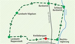 Route Landwehr - Bardowick - Treidelpfad