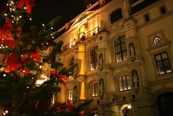 Lüneburger Rathaus zur Weihnachtszeit