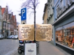 Stolpersteine in der Bardowicker Straße 12 für Sally Baden und Lucie Behr-Baden