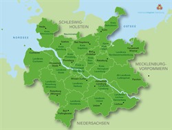 Metropolregion Hamburg - Städte und Landkreise